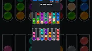 Ball Sort Puzzle n&iacute;vel 2556 #games #androidgameszone #level #gaming #puzzle #automobile #colors