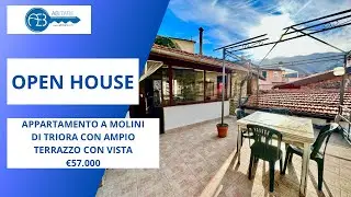 🏡APPARTAMENTO A MOLINI DI TRIORA CON AMPIO TERRAZZI CON VISTA