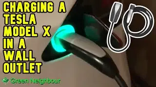 Charging a Tesla Model X in a Standard 110v Wall Outlet