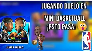 Jugando Duelo Mini Basketball!!