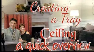 Creating a Tray Ceiling in our Living Room
