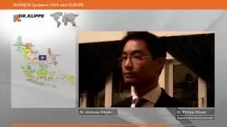 Marktzugang Asien f&uuml;r deutschen Mittelstand - Dr. Klippe interviewt Minister Philipp R&ouml;sler