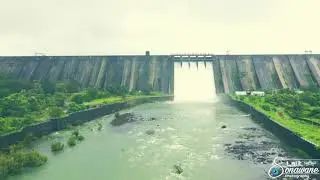 Bhatsa dam   water full  drone   video
