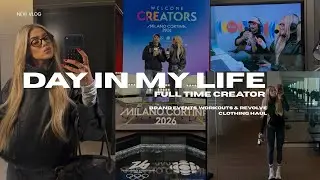 A Day in the Life of a Full-Time Content Creator | Brand Events, Workouts & a Revolve Haul