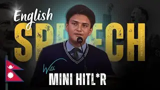 Nepali Student's Fiery Speech | ENGLISH SPEECH #tranding #viral #nepal #hitler #viralvideo #politics