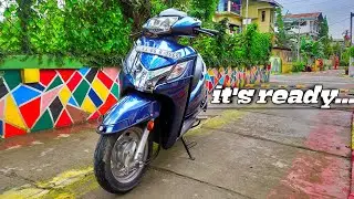 honda activa 125 full Body Restoration | scooter Restoration | honda scooter restoration