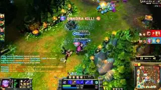 LoL Epic - Vayne and Varus Quadra Kill