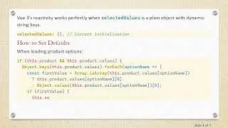 Fixing v-model Reactivity with Dynamic Selects in Vue 3
