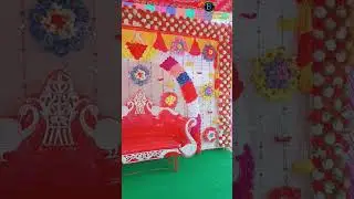 Stage Decoration l Basha Shamiyana House l bashashamiyanachallapalli@ 9160129708,9885824878#shorts
