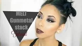 MELT Gun Metal Stack Tutorial \\ It Cosmetics Full Coverage Foundation Routine || Krystal Bagorio