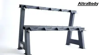 AltraBody 2-Tier Dumbbell Rack