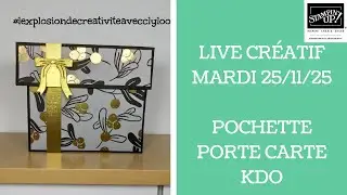 TUTO VIDEO : POCHETTE CARTE KDO