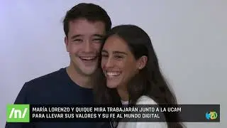 28/10/2025 Los influencers Mar&iacute;a Lorenzo y Quique Mira, nuevos embajadores de la UCAM