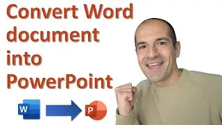 🆕 Как экспортировать документ Word в PowerPoint #Shorts