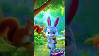 Bunny&rsquo;s Forest Adventure: A Chat by the Waterfall 🐰🐿️🌳💧 #cute #funny #funnycute #funnymoment