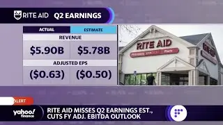 Rite Aid stock dives on earnings miss, trimmed outlook
