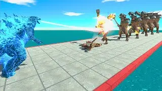 All Godzilla Evolution VS 10 Levels of Giant Minotaur &ndash; ARBS Size Comparison