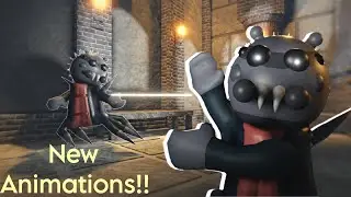 Proper showcase of Spidella's New Animations | Roblox Piggy