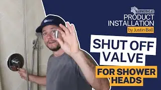 Install: Shut Off Valve for Handheld Shower Heads