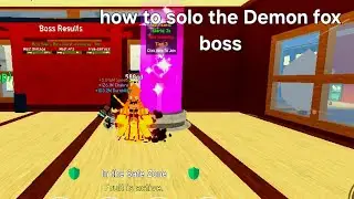 How to Beat the KURAMA Boss in less than 30 seconds Anime Fighting Simulator: Endless
