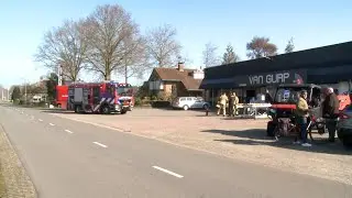 Brand bij Van Gurp Machines Boerhaar: 