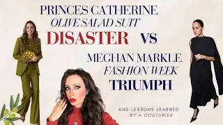 Kate Middleton Fail Meghan Markle Paris Fashion Week Balenciaga Win #elegance dress expensive