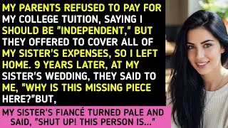 MY PARENTS REFUSED TO PAY FOR MY COLLEGE TUITION, SAYING I SHOULD BE 
