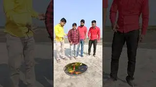 Motu jumping into the koi pond water funny vfx magic video😀😀