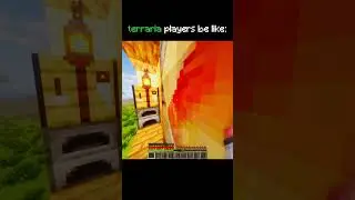 TERRARIA PLAYERS BE LIKE: #minecraft #shorts #terraria 🎮🧱