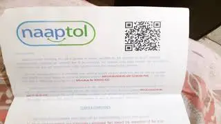 Naaptol Scratch Card Fraud Letter