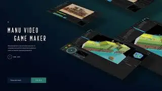 Site concept for MANU Video Game Maker