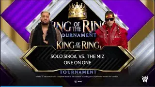 Solo Sikoa vs The Miz WWE Full Match WWE 2K24