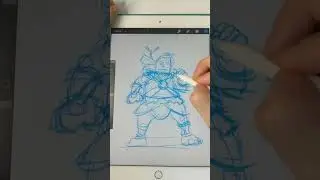 D&D Character Design: A Halfling Fighter ... sort of ... a quick sketch
