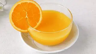 Agar-agar Orange Jelly 橘子燕菜布丁