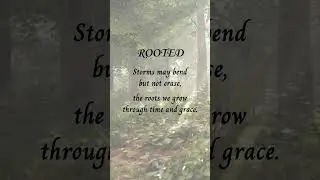 ROOTED | #shorts #strongroots  #resilientheart  #vibezwithwordz
