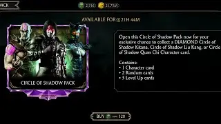 MK Mobile - Circle of Shadow Pack 8X opening!!
