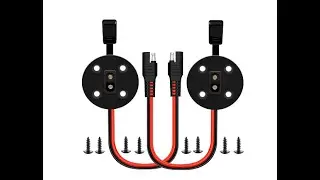12AWG SAE Solar Power Socket Sidewall Port,Weatherproof Quick Connect Solar Panel Connector-Overview