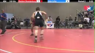 FILAJRFS: 74 KG / 163 lbs: Sheldon Brandenburg (Cleveland WC) vs. Jake Lillie (SMI)