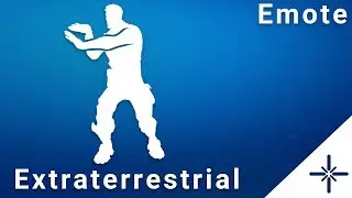 [4K] Fortnite - Extraterrestrial Emote (3D model Showcase)