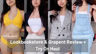 FALL/SUMMER Clothing Haul Review + Try On ft. Lookbookstore & Grapent (Amazon Clothing Stores)