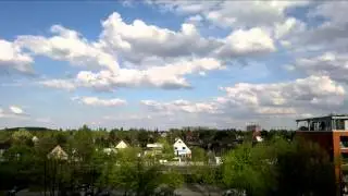 4K Timelapse Flying Clouds over Berlin Sky UHD