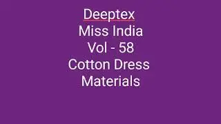Deeptex Miss India Vol -58
