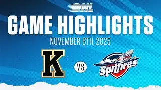 Лучшие моменты OHL: Kingston Frontenacs против Windsor Spitfires, 6 ноября 2025 г.