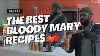 How to make an easy Bloody Mary Bar! Cocktails in a Half Episode 2:  (Garvey Alexander)