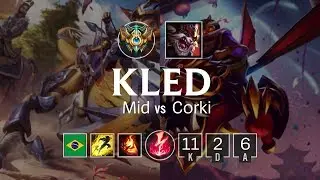 Kled Mid vs Corki - BR Challenger Patch 8.7