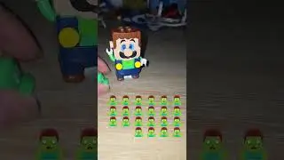 Luigi and mario and percy  vs zombies