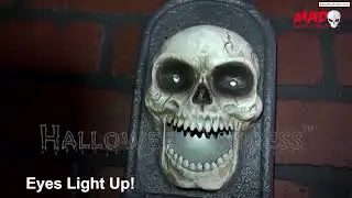 Halloween skull door bell