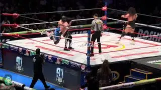 Valiente vs Bárbaro Cavernario vs Último Guerrero. Triangular. Arena México. 25 de julio de 2025.
