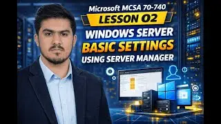 MCSA 70-740: Lesson 02 - Windows Server Basic Settings using Server Manager