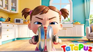 Let's Play Music! Kitchen Fun Song 🎵 | Nursery Rhymes & Kids Songs - TaTaPuz